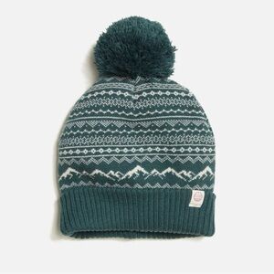 MARINE LAYER | Archive Fair Isle Pom Beanie | NWT | os
